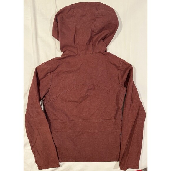 Vintage Y2K A-Wear-Ness Jacket S Brown Canvas Hooded Kimono Style Boho Canada - Picture 14 of 16